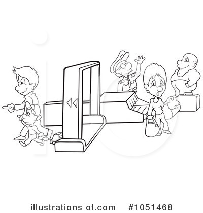 Royalty-Free (RF) Airport Clipart Illustration by dero - Stock Sample #1051468