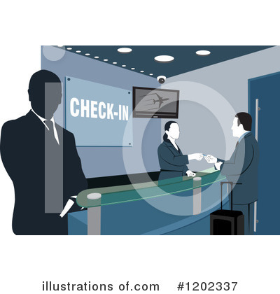 Royalty-Free (RF) Airport Clipart Illustration by David Rey - Stock Sample #1202337