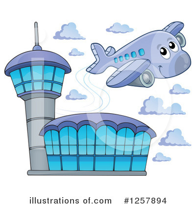 Airlines Clipart #1257894 by visekart