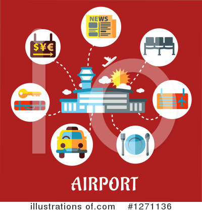 Royalty-Free (RF) Airport Clipart Illustration by Vector Tradition SM - Stock Sample #1271136