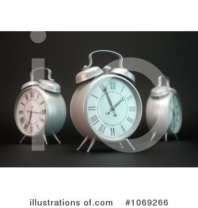 Royalty-Free (RF) Alarm Clock Clipart Illustration by Mopic - Stock Sample #1069266