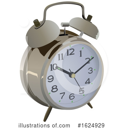 Royalty-Free (RF) Alarm Clock Clipart Illustration by dero - Stock Sample #1624929