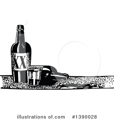 Royalty-Free (RF) Alcohol Clipart Illustration by Prawny Vintage - Stock Sample #1390028