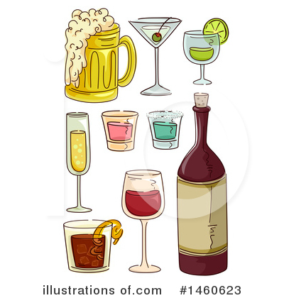 Royalty-Free (RF) Alcohol Clipart Illustration by BNP Design Studio - Stock Sample #1460623
