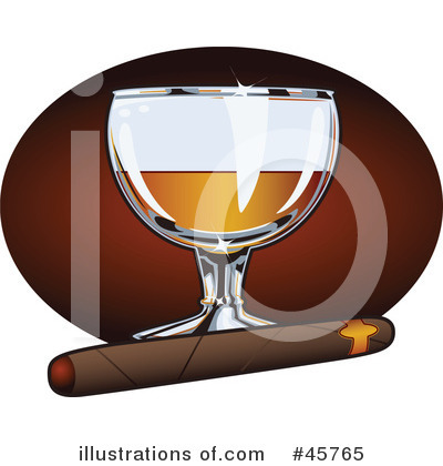 Royalty-Free (RF) Alcohol Clipart Illustration by r formidable - Stock Sample #45765
