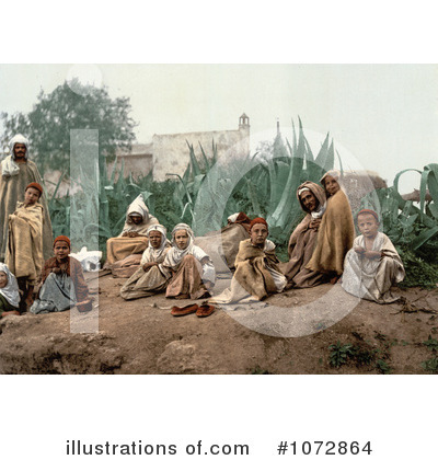 Royalty-Free (RF) Algeria Clipart Illustration by JVPD - Stock Sample #1072864