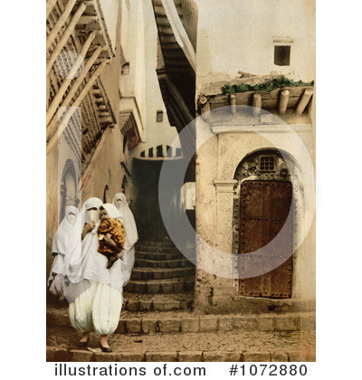 Royalty-Free (RF) Algeria Clipart Illustration by JVPD - Stock Sample #1072880