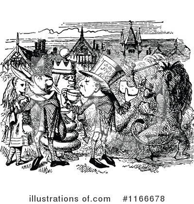 Royalty-Free (RF) Alice In Wonderland Clipart Illustration by Prawny Vintage - Stock Sample #1166678