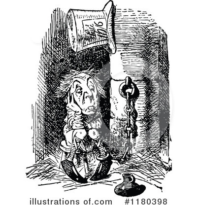 Royalty-Free (RF) Alice In Wonderland Clipart Illustration by Prawny Vintage - Stock Sample #1180398