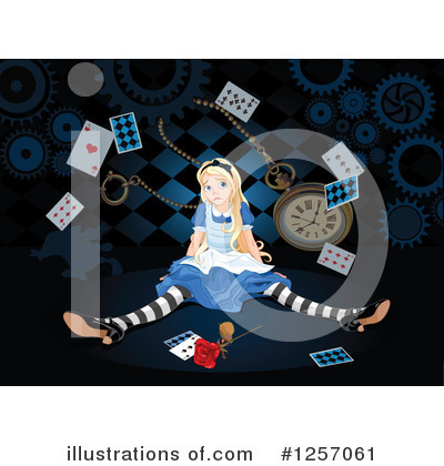 Royalty-Free (RF) Alice In Wonderland Clipart Illustration by Pushkin - Stock Sample #1257061