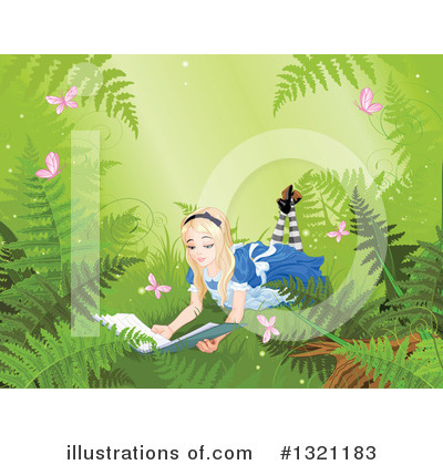 Royalty-Free (RF) Alice In Wonderland Clipart Illustration by Pushkin - Stock Sample #1321183