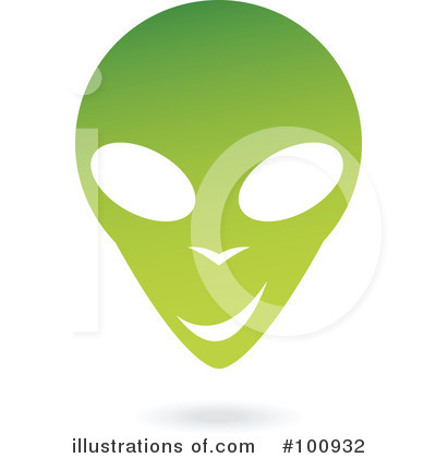 Royalty-Free (RF) Alien Clipart Illustration by cidepix - Stock Sample #100932
