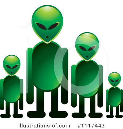 Royalty-Free (RF) Alien Clipart Illustration by Lal Perera - Stock Sample #1117443