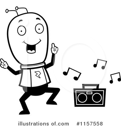 Royalty-Free (RF) Alien Clipart Illustration by Cory Thoman - Stock Sample #1157558