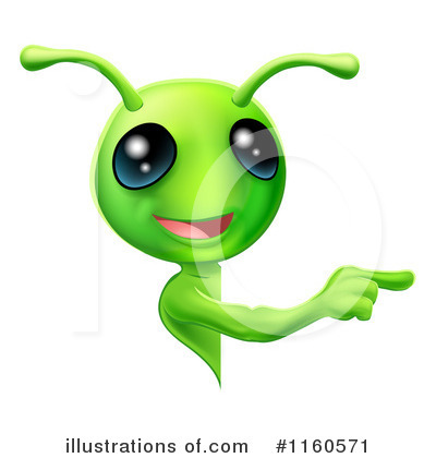 Royalty-Free (RF) Alien Clipart Illustration by AtStockIllustration - Stock Sample #1160571
