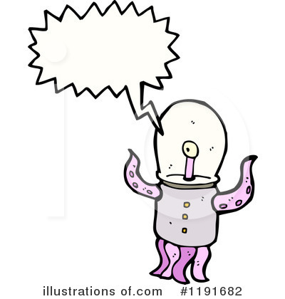 Royalty-Free (RF) Alien Clipart Illustration by lineartestpilot - Stock Sample #1191682