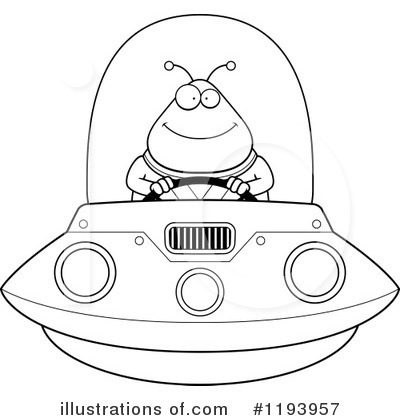 Royalty-Free (RF) Alien Clipart Illustration by Cory Thoman - Stock Sample #1193957
