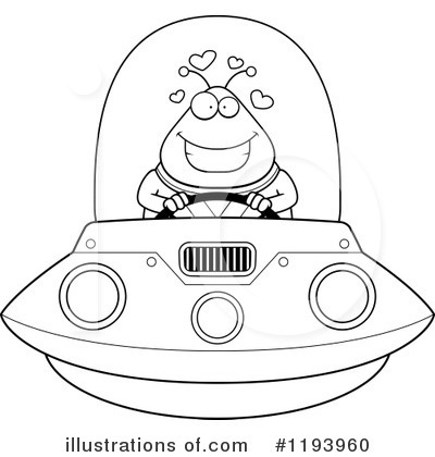 Royalty-Free (RF) Alien Clipart Illustration by Cory Thoman - Stock Sample #1193960