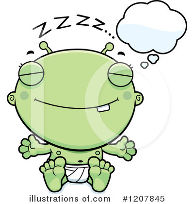Royalty-Free (RF) Alien Clipart Illustration by Cory Thoman - Stock Sample #1207845