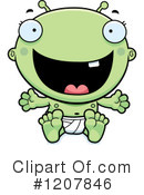 Alien Clipart #1207846 by Cory Thoman