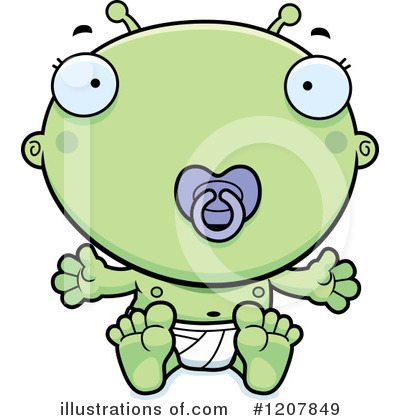 Baby Clipart #1207849 by Cory Thoman