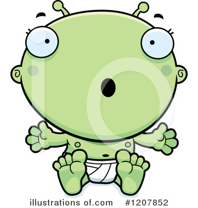 Royalty-Free (RF) Alien Clipart Illustration by Cory Thoman - Stock Sample #1207852