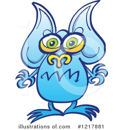 Royalty-Free (RF) Alien Clipart Illustration by Zooco - Stock Sample #1217881