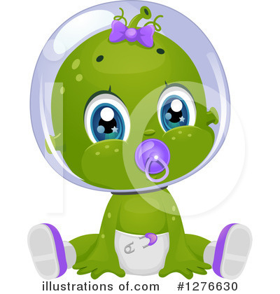 Alien Baby Clipart #1276630 by BNP Design Studio