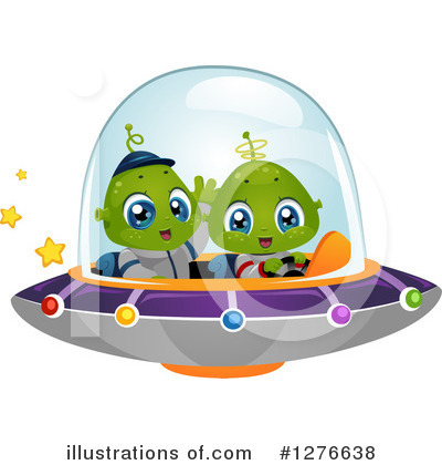 Royalty-Free (RF) Alien Clipart Illustration by BNP Design Studio - Stock Sample #1276638