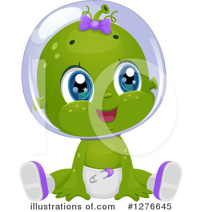 Alien Baby Clipart #1276645 by BNP Design Studio