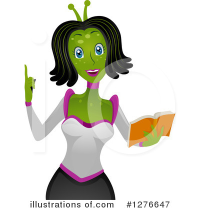 Royalty-Free (RF) Alien Clipart Illustration by BNP Design Studio - Stock Sample #1276647