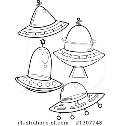 Spacecraft Clipart #1307743 by BNP Design Studio