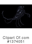 Alien Clipart #1374051 by Leo Blanchette