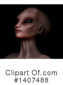 Alien Clipart #1407488 by Leo Blanchette