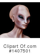 Alien Clipart #1407501 by Leo Blanchette