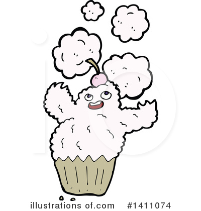 Cupcake Clipart #1411074 by lineartestpilot