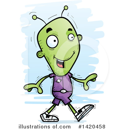 Royalty-Free (RF) Alien Clipart Illustration by Cory Thoman - Stock Sample #1420458