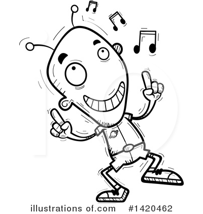 Royalty-Free (RF) Alien Clipart Illustration by Cory Thoman - Stock Sample #1420462