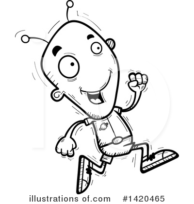 Royalty-Free (RF) Alien Clipart Illustration by Cory Thoman - Stock Sample #1420465