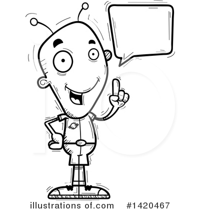 Royalty-Free (RF) Alien Clipart Illustration by Cory Thoman - Stock Sample #1420467