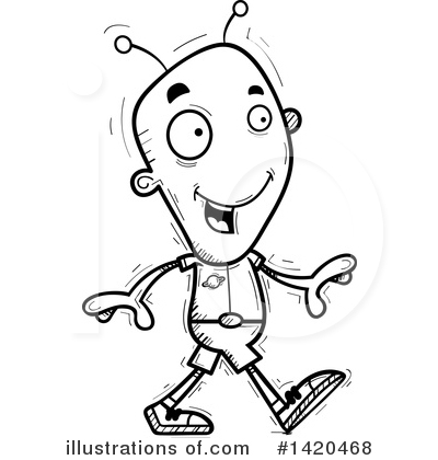 Royalty-Free (RF) Alien Clipart Illustration by Cory Thoman - Stock Sample #1420468
