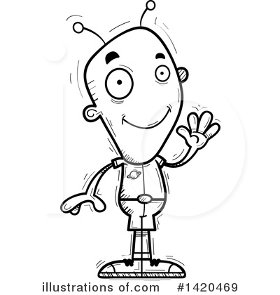 Royalty-Free (RF) Alien Clipart Illustration by Cory Thoman - Stock Sample #1420469