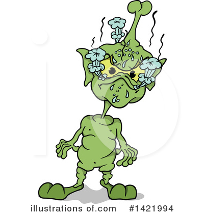 Royalty-Free (RF) Alien Clipart Illustration by dero - Stock Sample #1421994