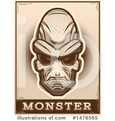 Royalty-Free (RF) Alien Clipart Illustration by Cory Thoman - Stock Sample #1476565