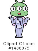 Alien Clipart #1488075 by lineartestpilot