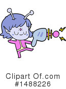 Alien Clipart #1488226 by lineartestpilot