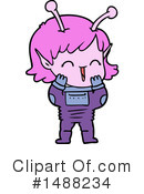 Alien Clipart #1488234 by lineartestpilot