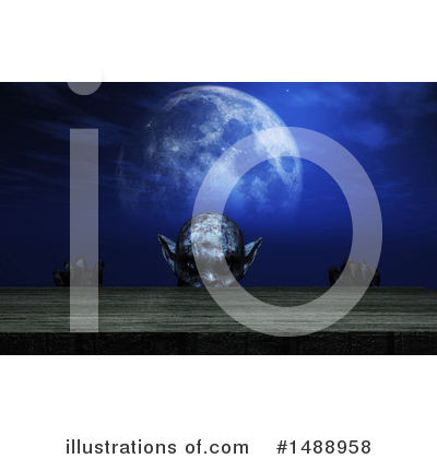 Royalty-Free (RF) Alien Clipart Illustration by KJ Pargeter - Stock Sample #1488958