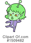 Alien Clipart #1509482 by lineartestpilot