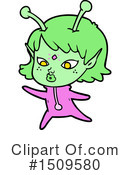 Alien Clipart #1509580 by lineartestpilot